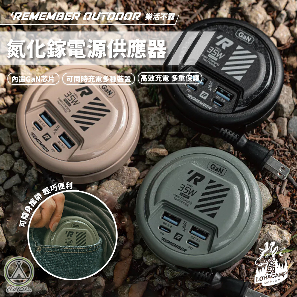 Remember Outdoor 樂活不露 氮化鎵電源供應器0.47M