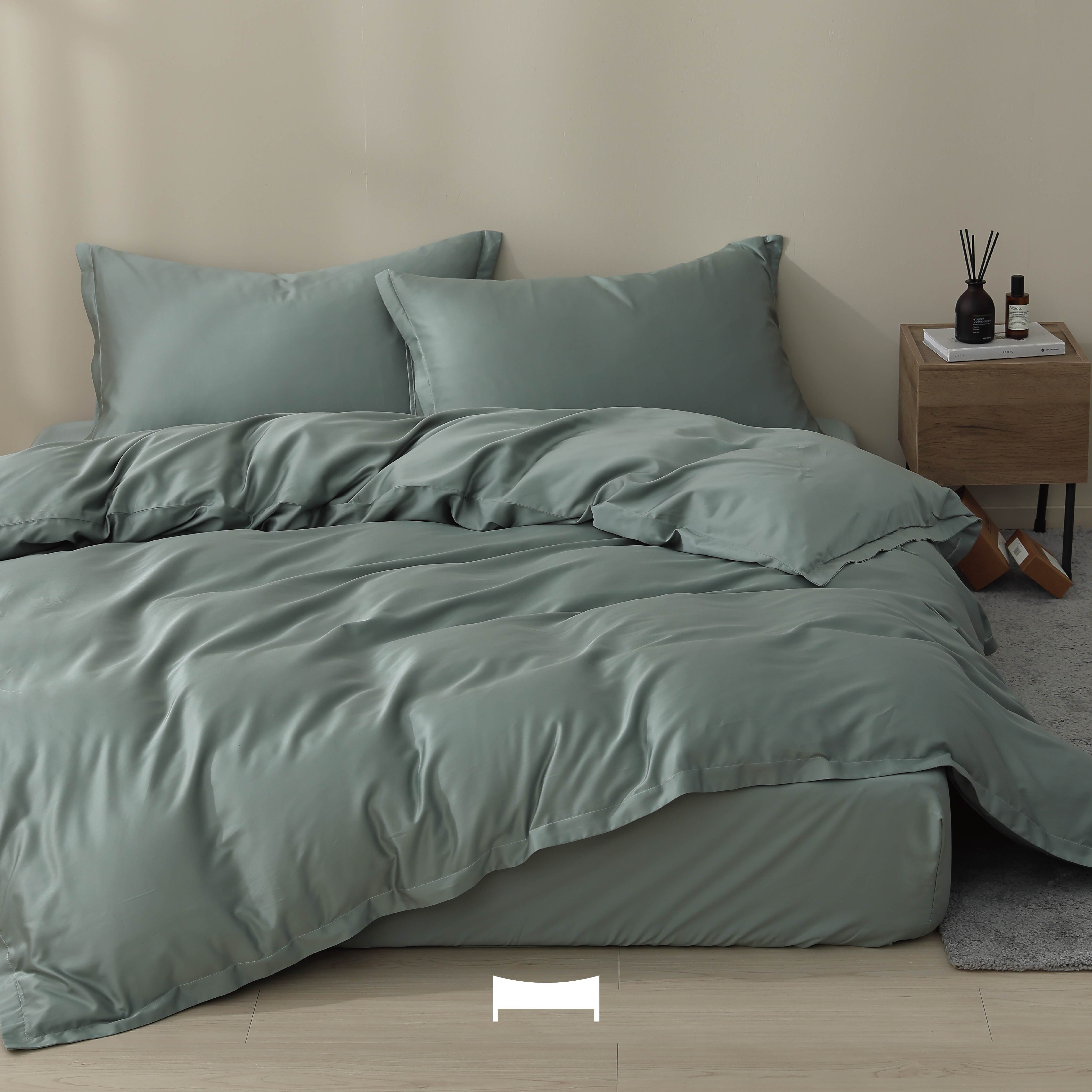 共感系列｜(¬‿¬)✧ 睡得像有遺產的人《60支天絲棉｜新祖母綠 EMERALD GREEN》