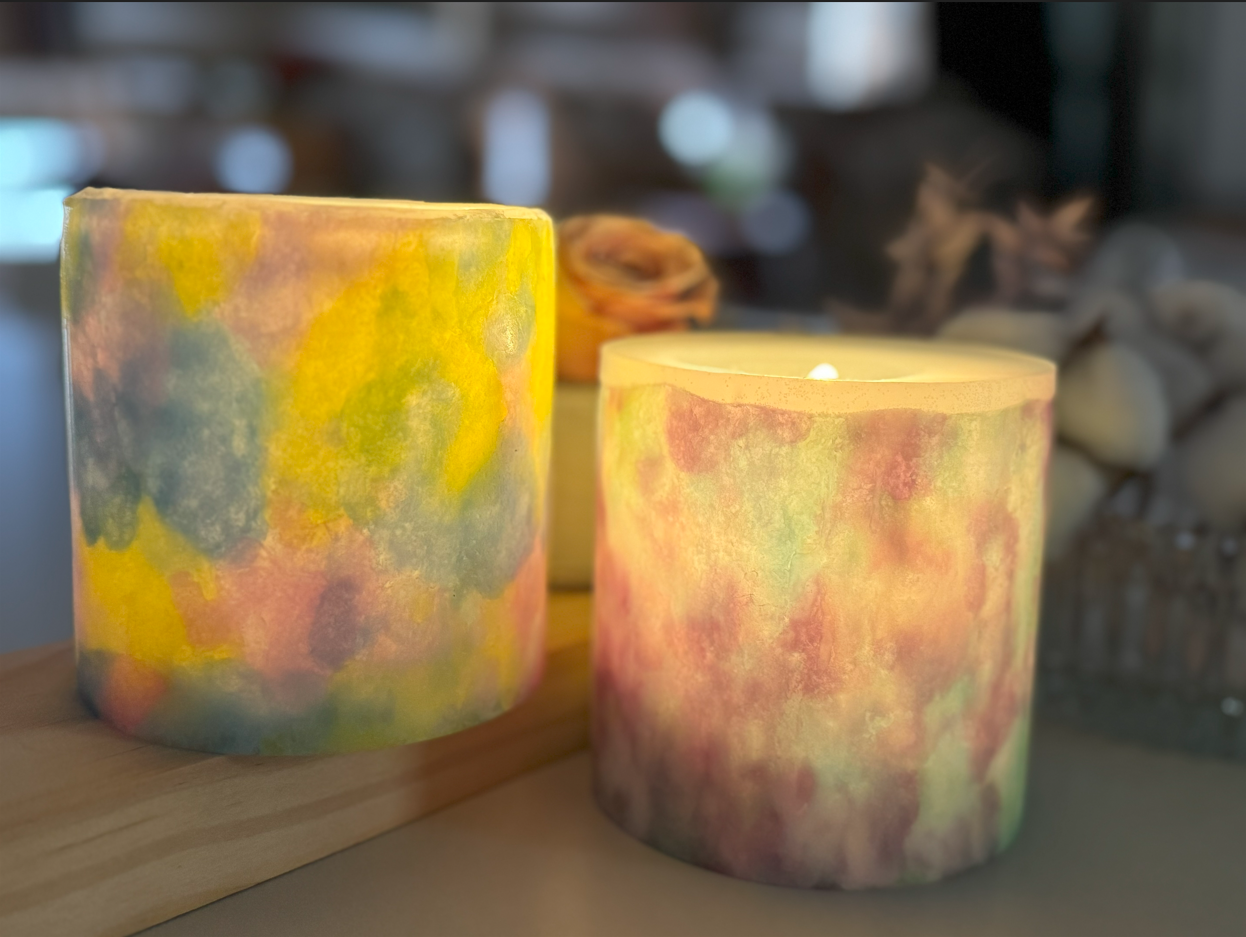 光之繪本--日本繪畫風蠟燭