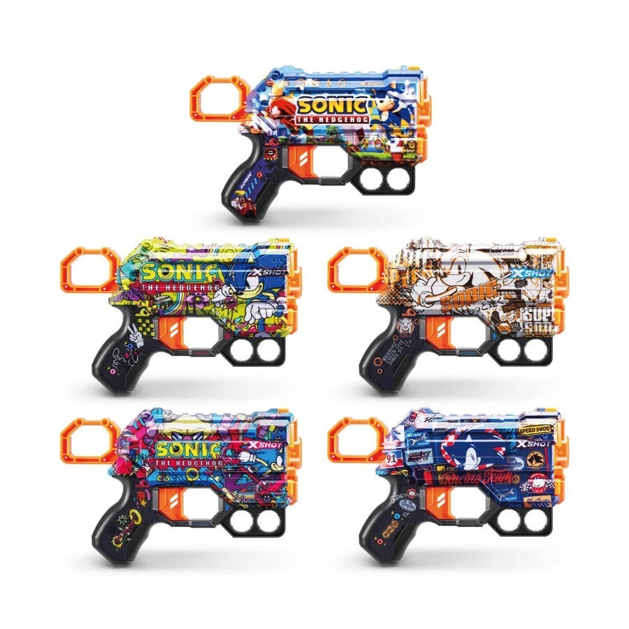SONIC X-Shot Skins Menace (8 Dart) - Assorted
