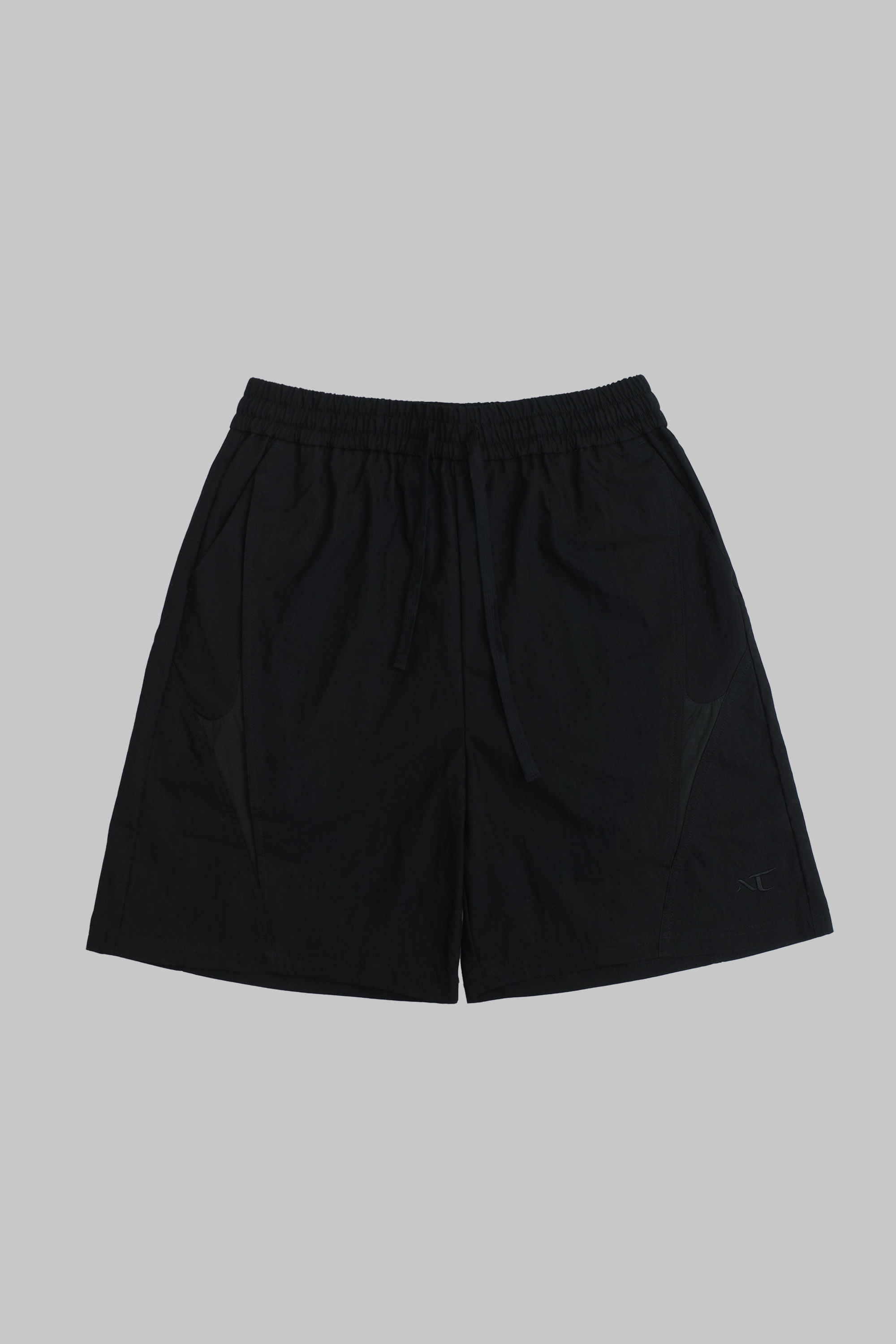 Anonymous Talking｜S25-P06 – Cropped Shorts (Black)