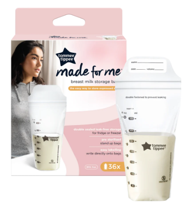 Tommee Tippee Made for Me Breast Milk Storage Bags 36 Count