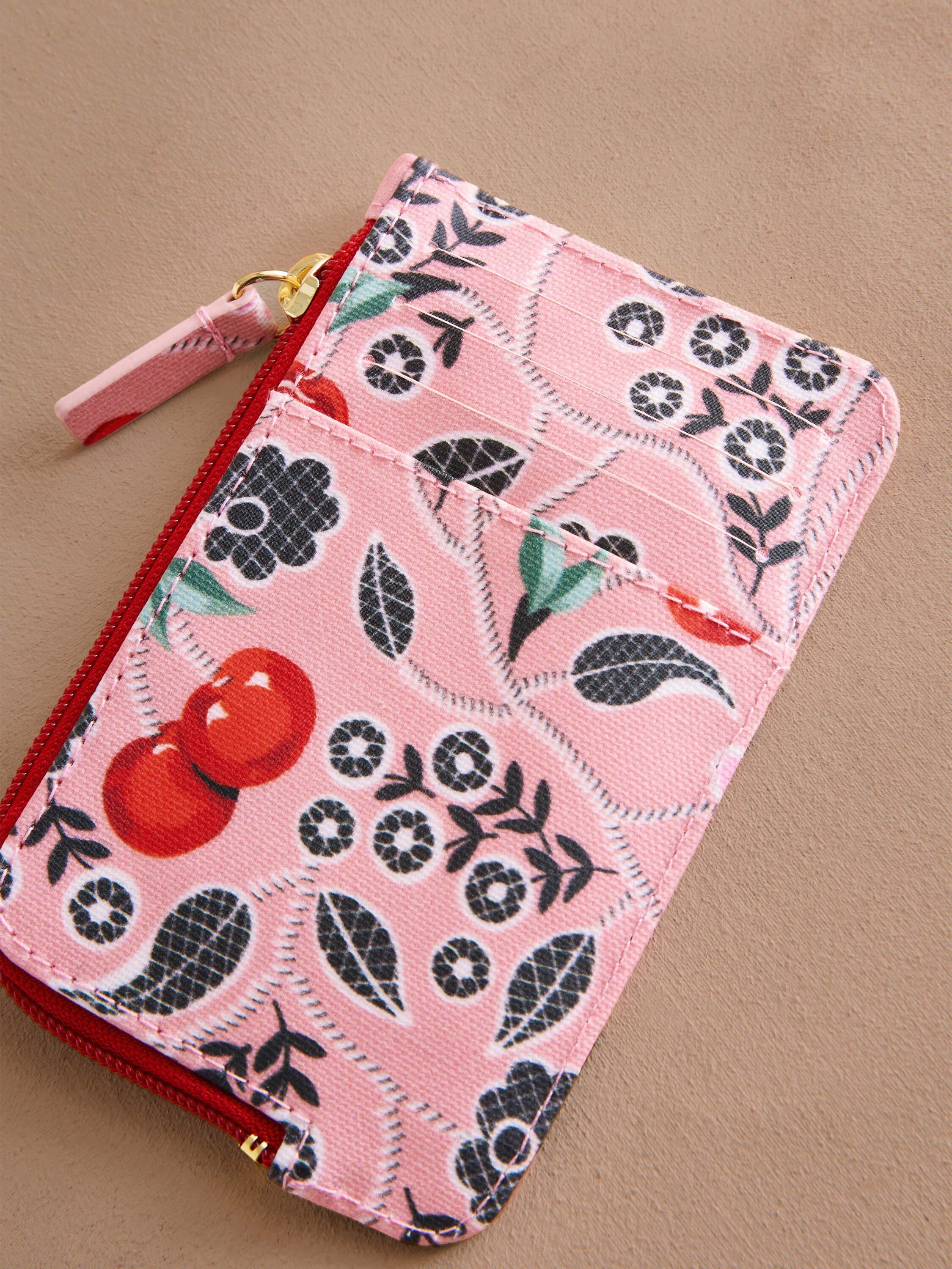 Cherry Gardens 票卡零錢鑰匙包