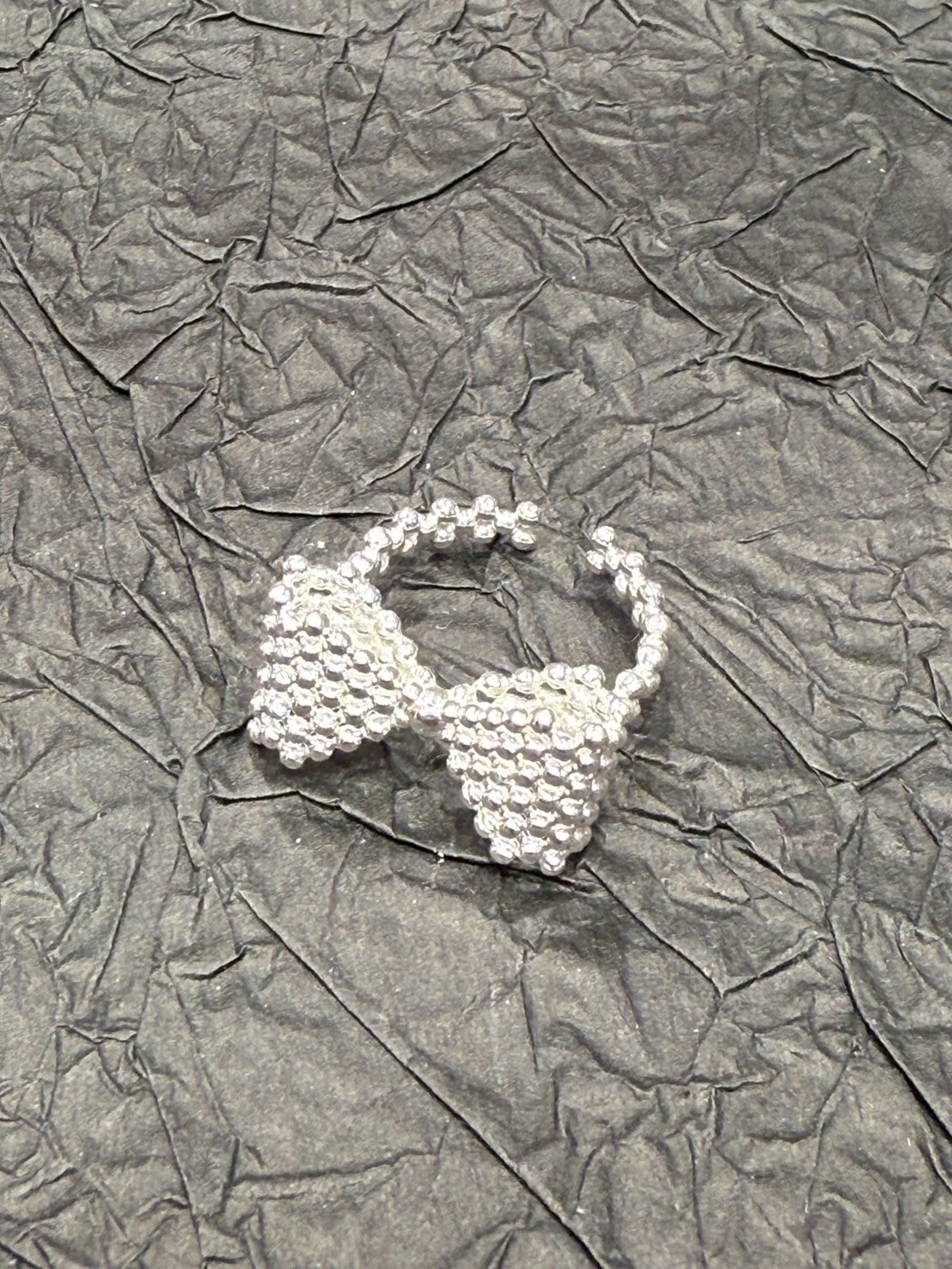 HM4389 925銀Hello Kitty大蝴蝶戒指