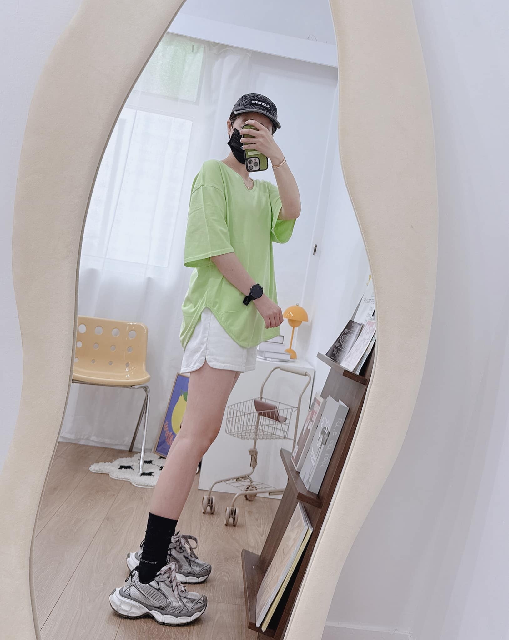 春夏新款/下圓弧開叉素ᴛ MANIFEST正韓🇰🇷