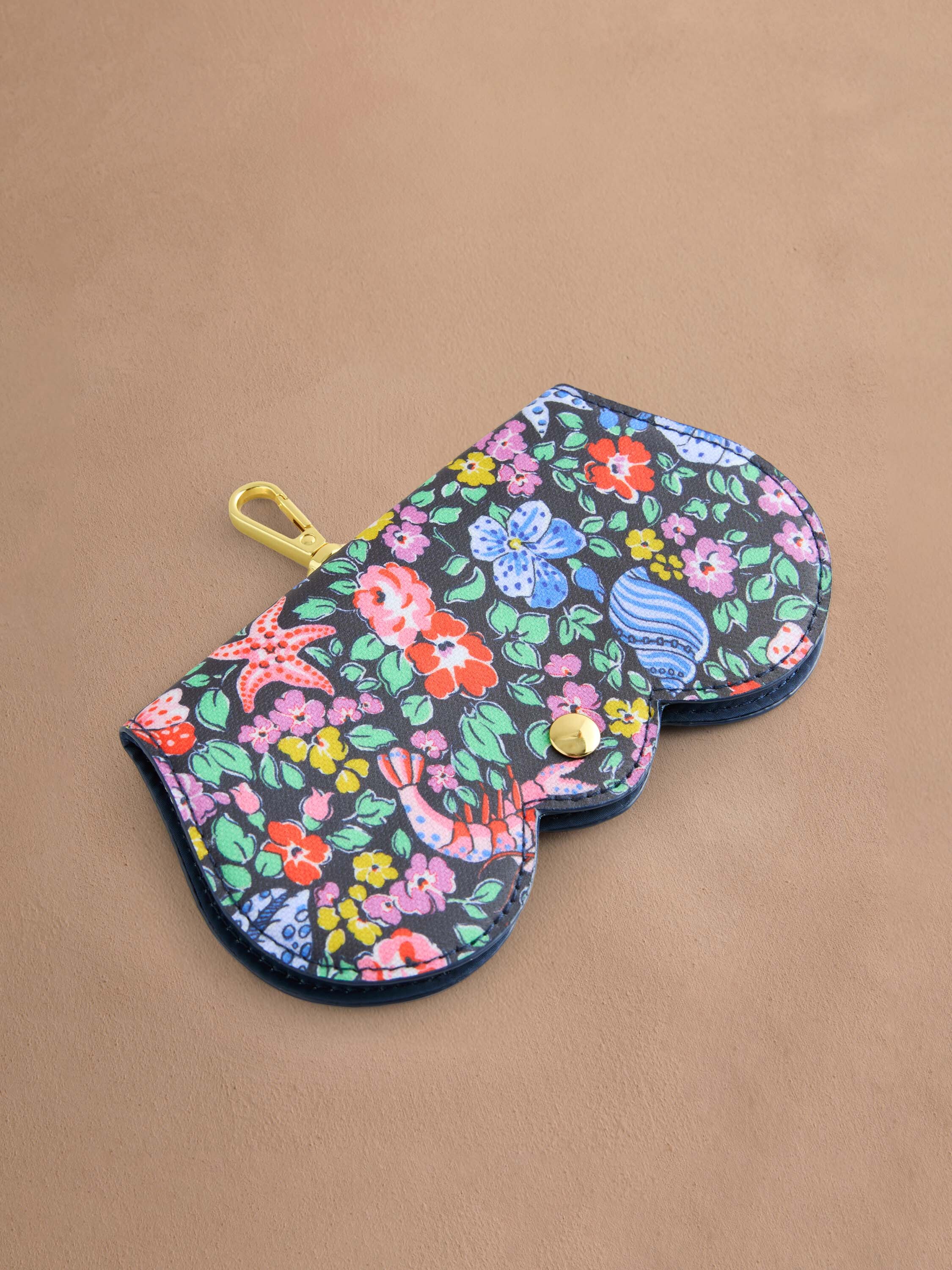 Beautiful Waters Ditsy 扣環眼鏡保護盒