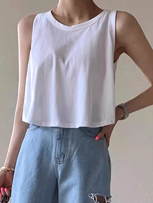 春夏新款/下傘短版背心 MANIFEST正韓🇰🇷