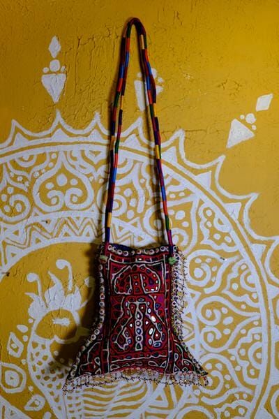 古董刺繡袋 (MAB0008E)