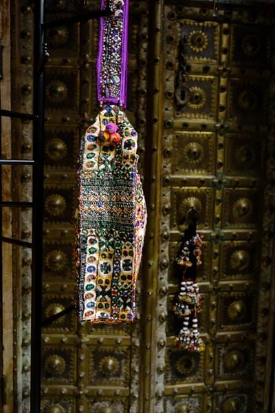 古董刺繡袋 (MAB0007E)