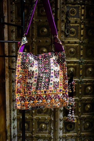 古董刺繡袋 (MAB0007E)