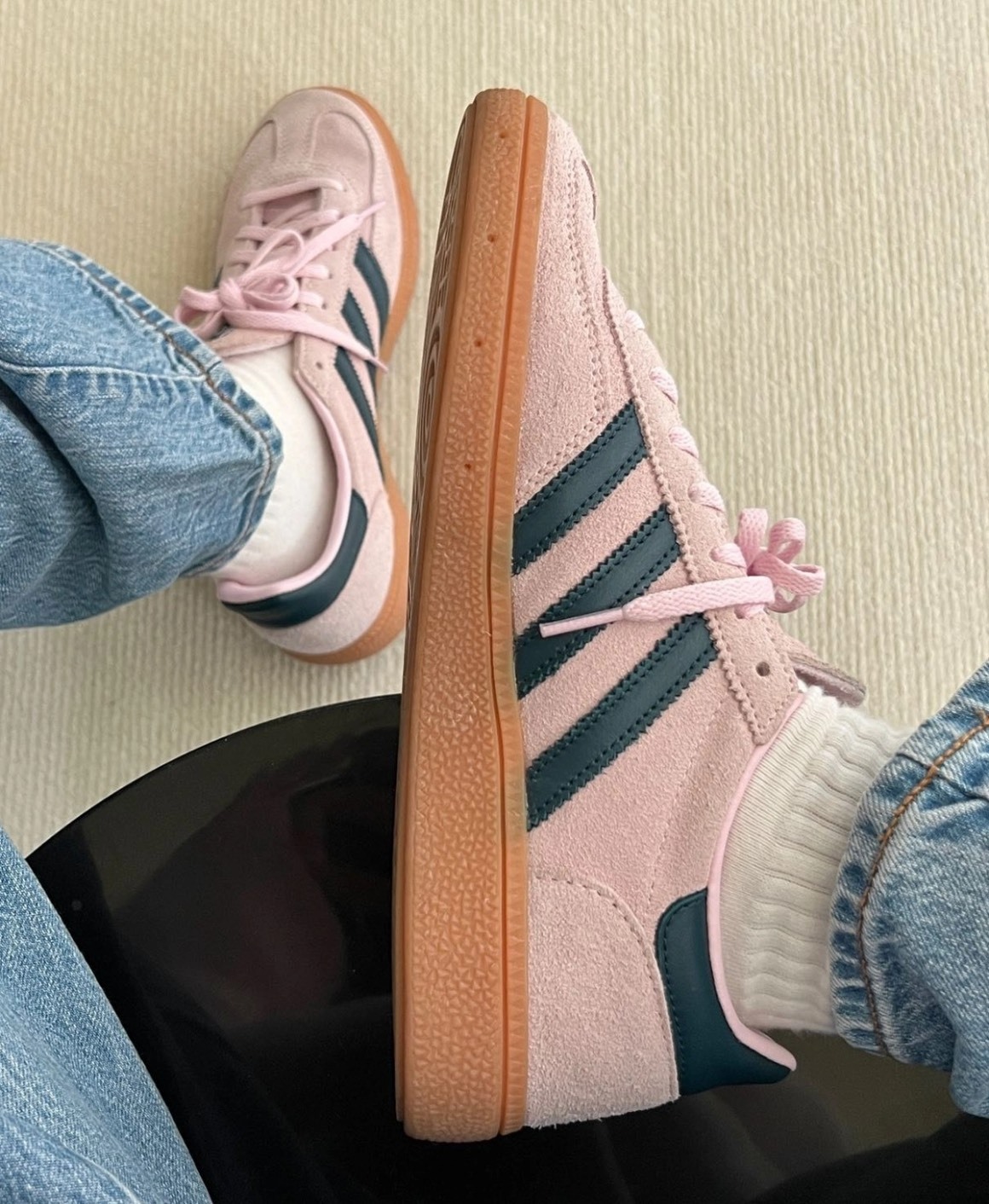 【OWN】Adidas HANDBALL SPEZIAL 麂皮 休閒 平底 球鞋 成人款 德訓鞋 莓果粉 IF6561