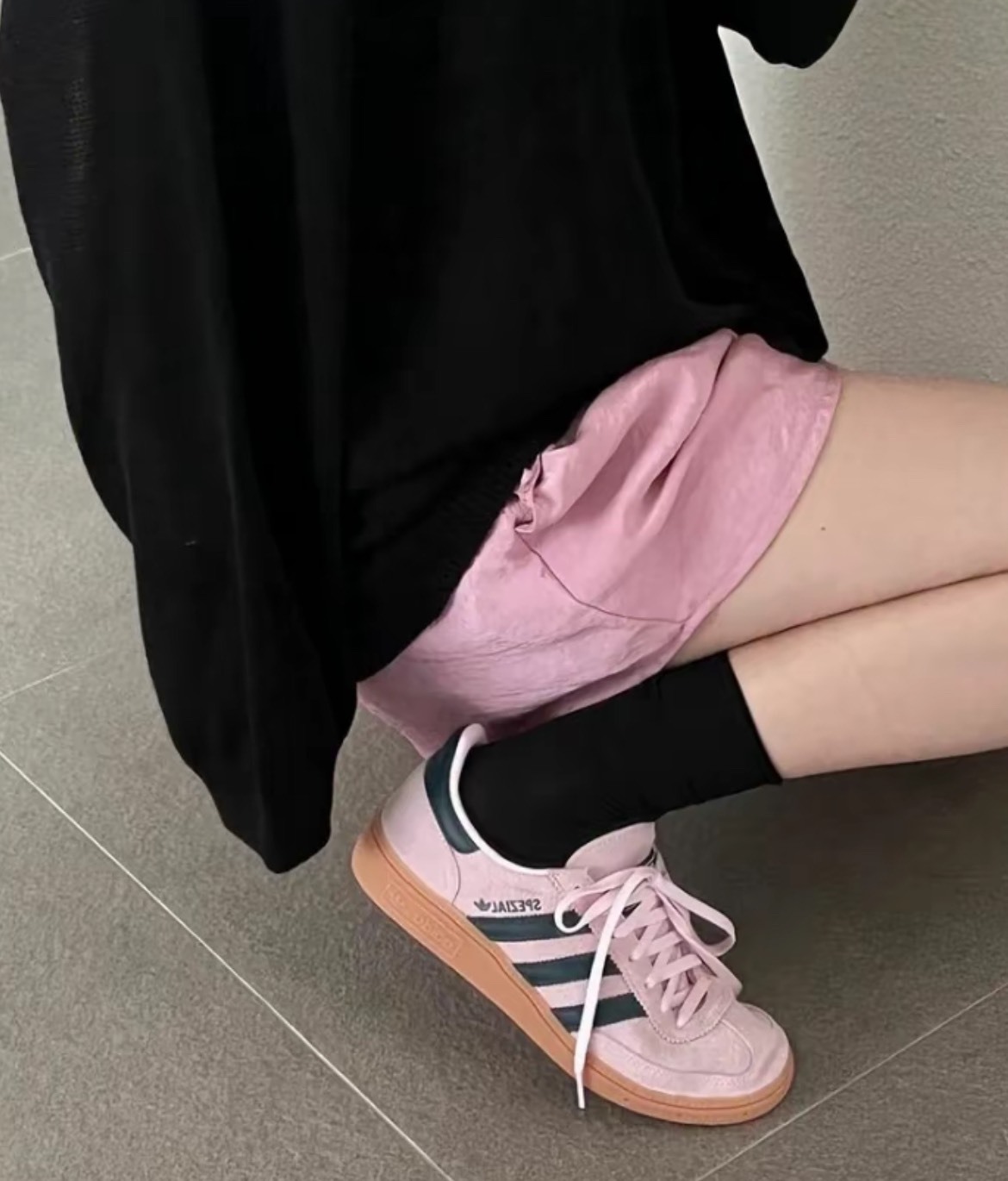 【OWN】Adidas HANDBALL SPEZIAL 麂皮 休閒 平底 球鞋 成人款 德訓鞋 莓果粉 IF6561