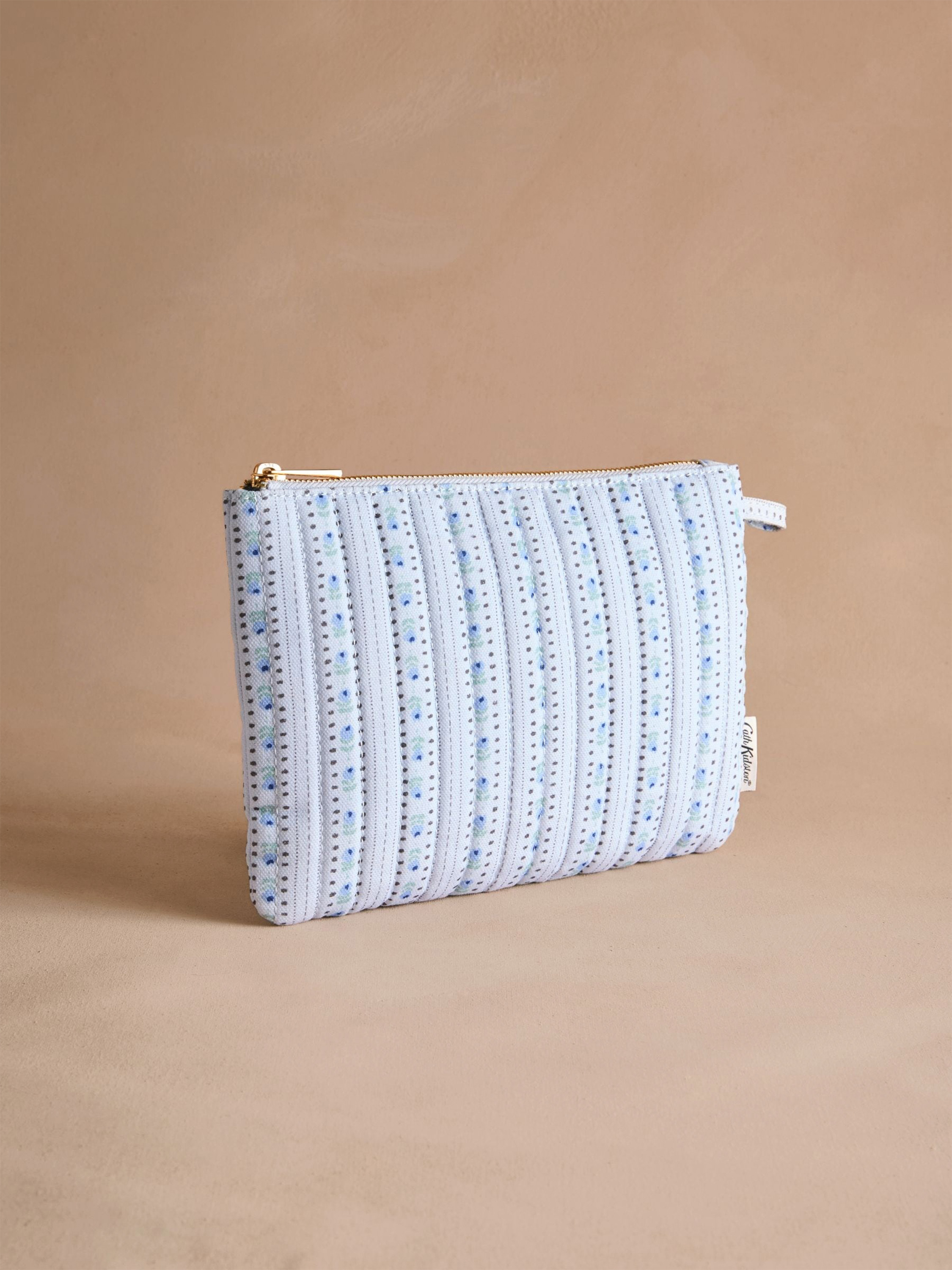 Rose Ticking Stripe 絎縫棉長方收納包