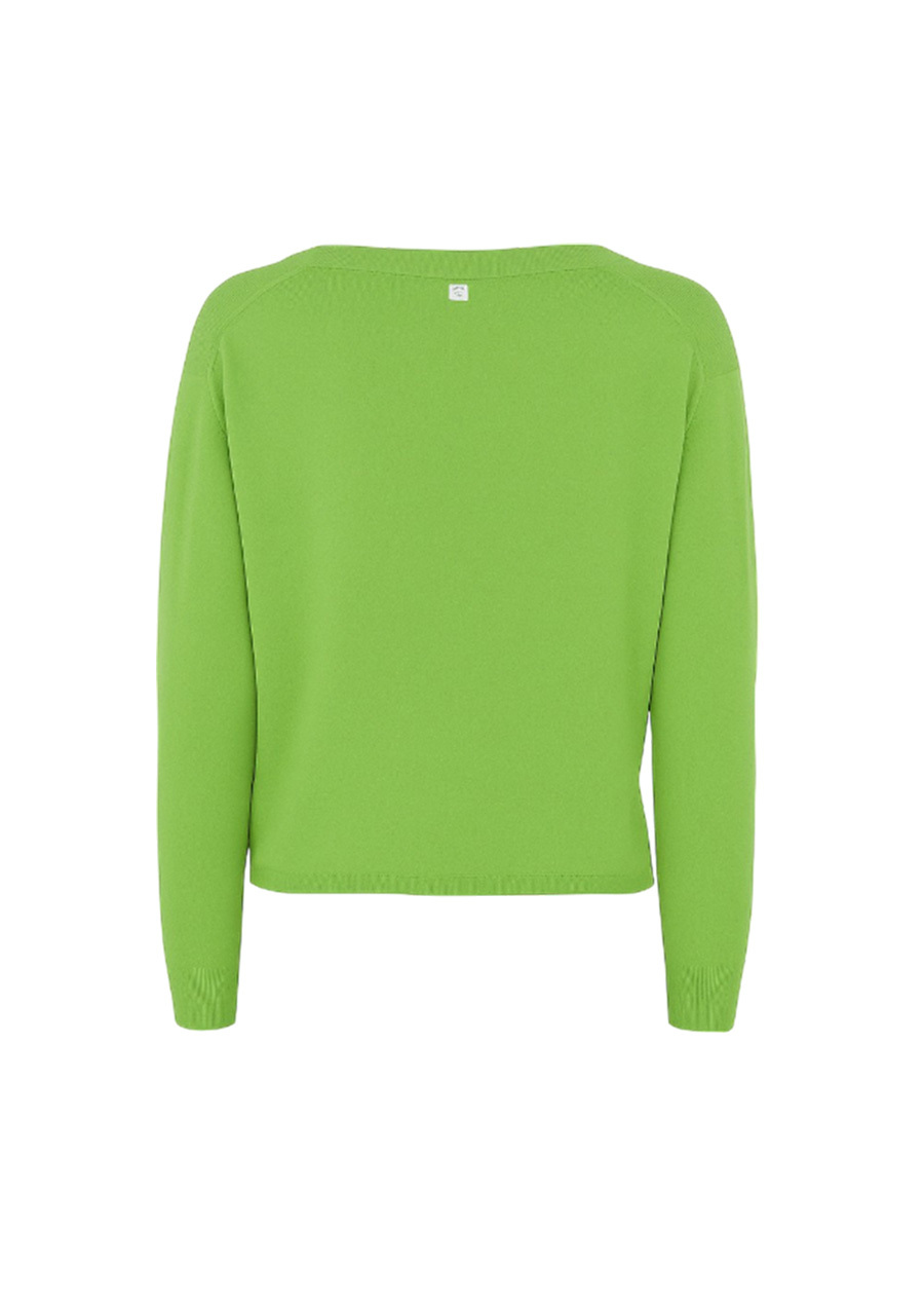 Manila Grace  排釦短罩衫(抹茶綠)