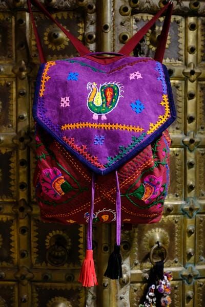 古董刺繡背包 (MAB0003E)