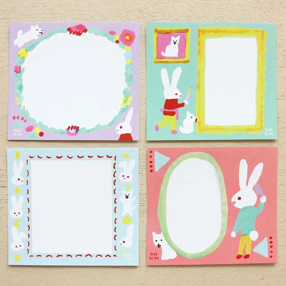 表現社 日本插畫家方形便條紙 多田玲子