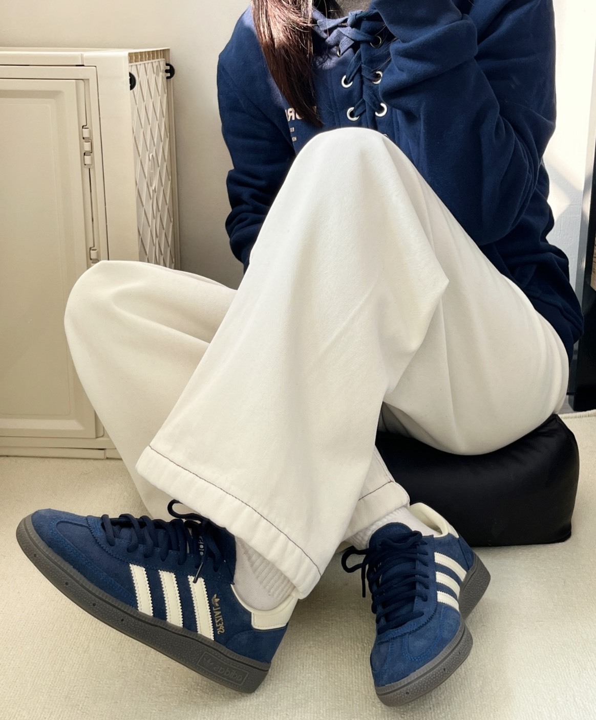 【OWN】Adidas Handball Spezial 球鞋 德訓鞋 麂皮 復古 休閒鞋 不分男女 海藍 IF7087