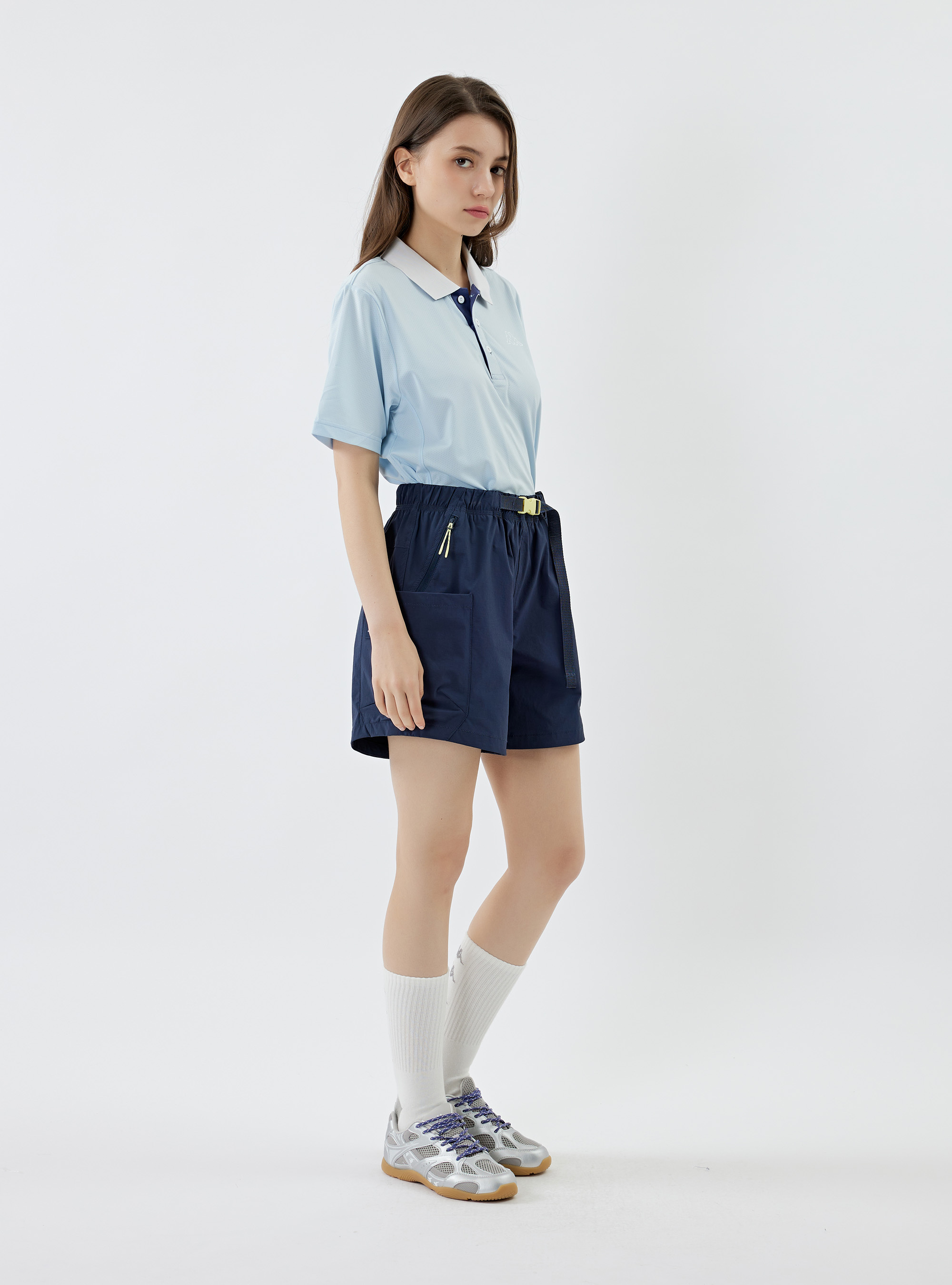 女款 防潑水速乾輕量短褲