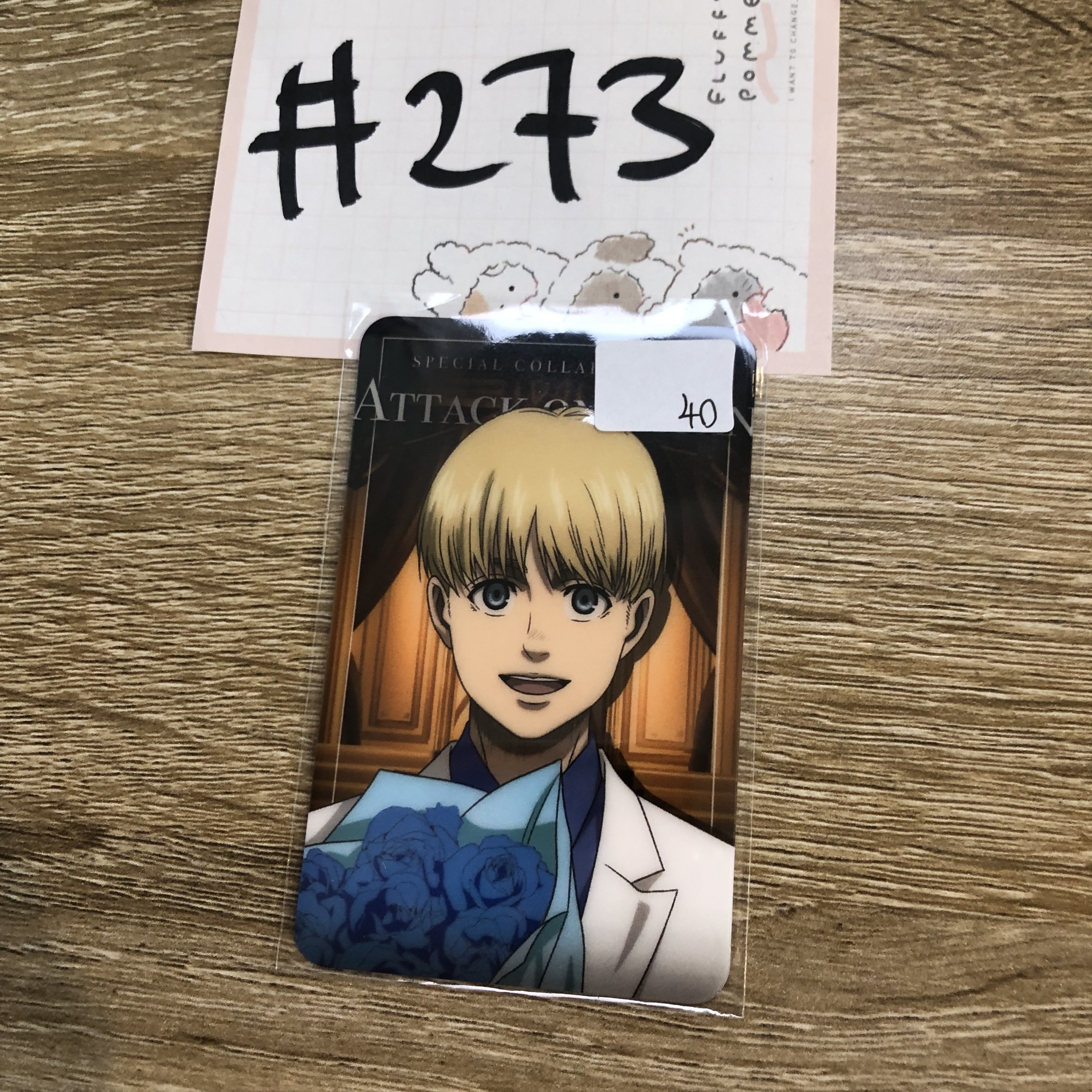 進擊的巨人 ARMIN 小卡  #273