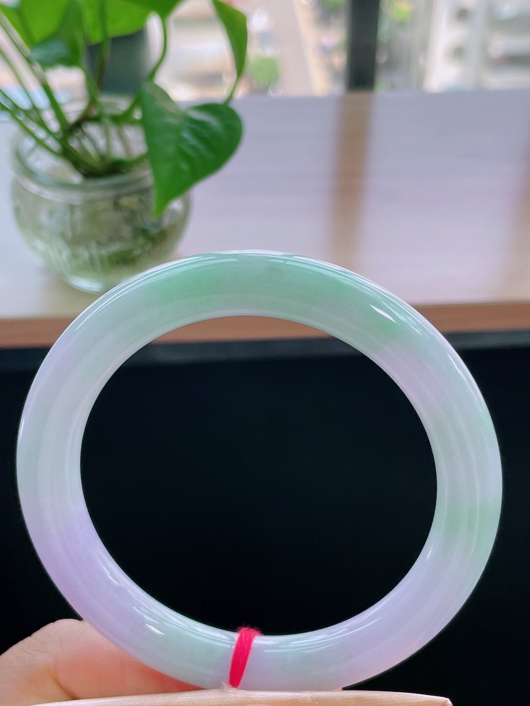 春彩翡翠圓條手鐲,天然翡翠A玉, 緬甸玉, Jade, Jadeite