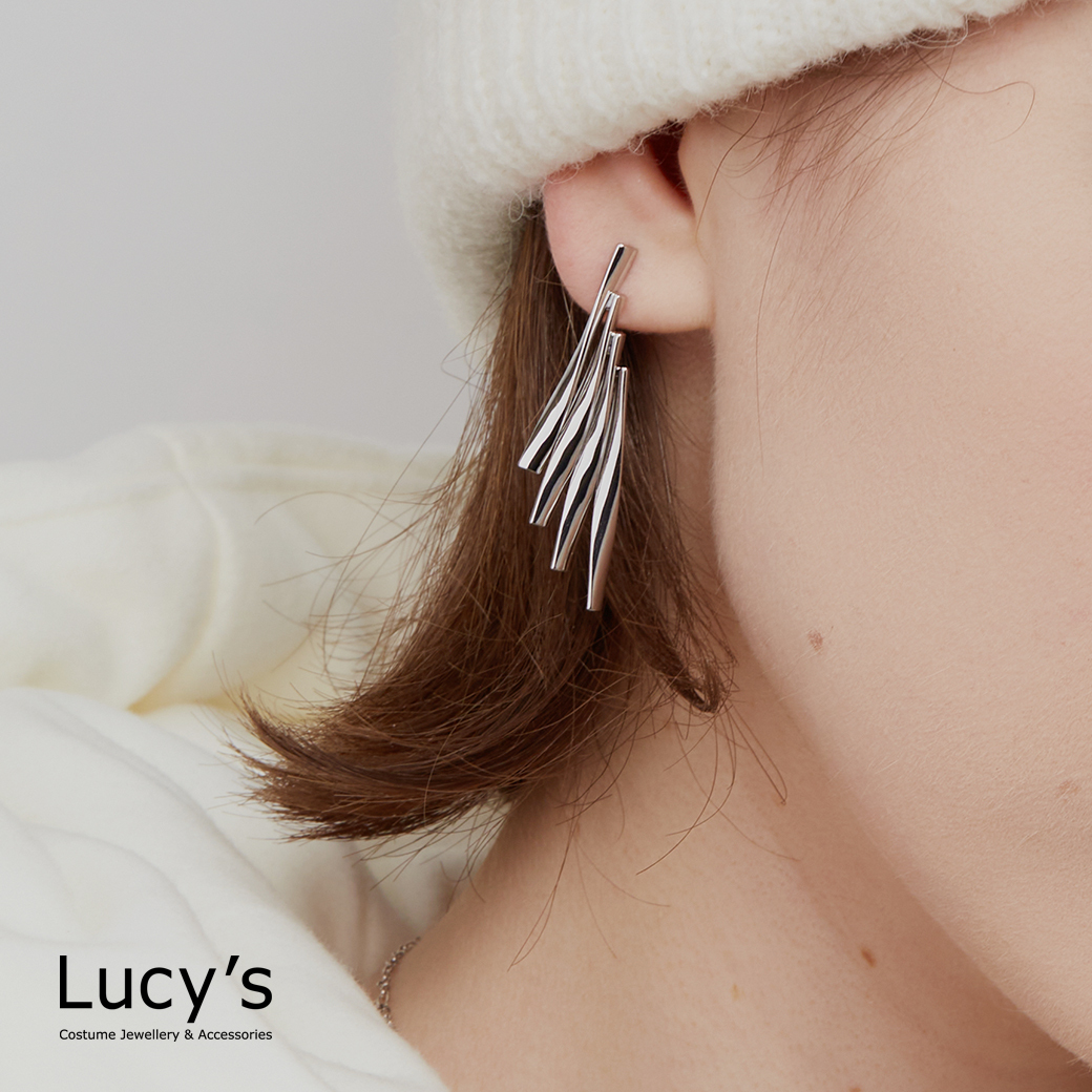 銀翼 耳環 (122490)