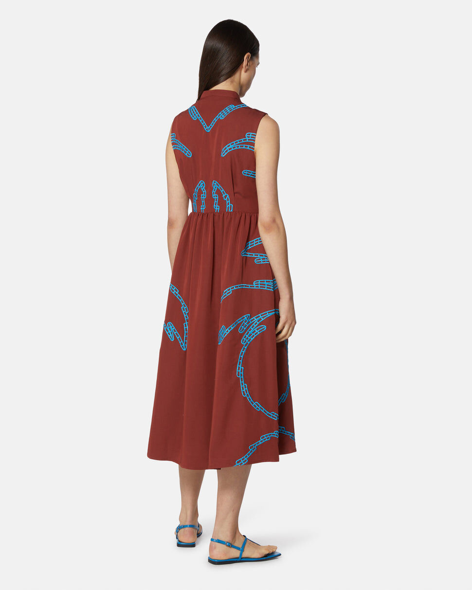 【Silvian Heach】個性簍空圖騰無袖洋裝