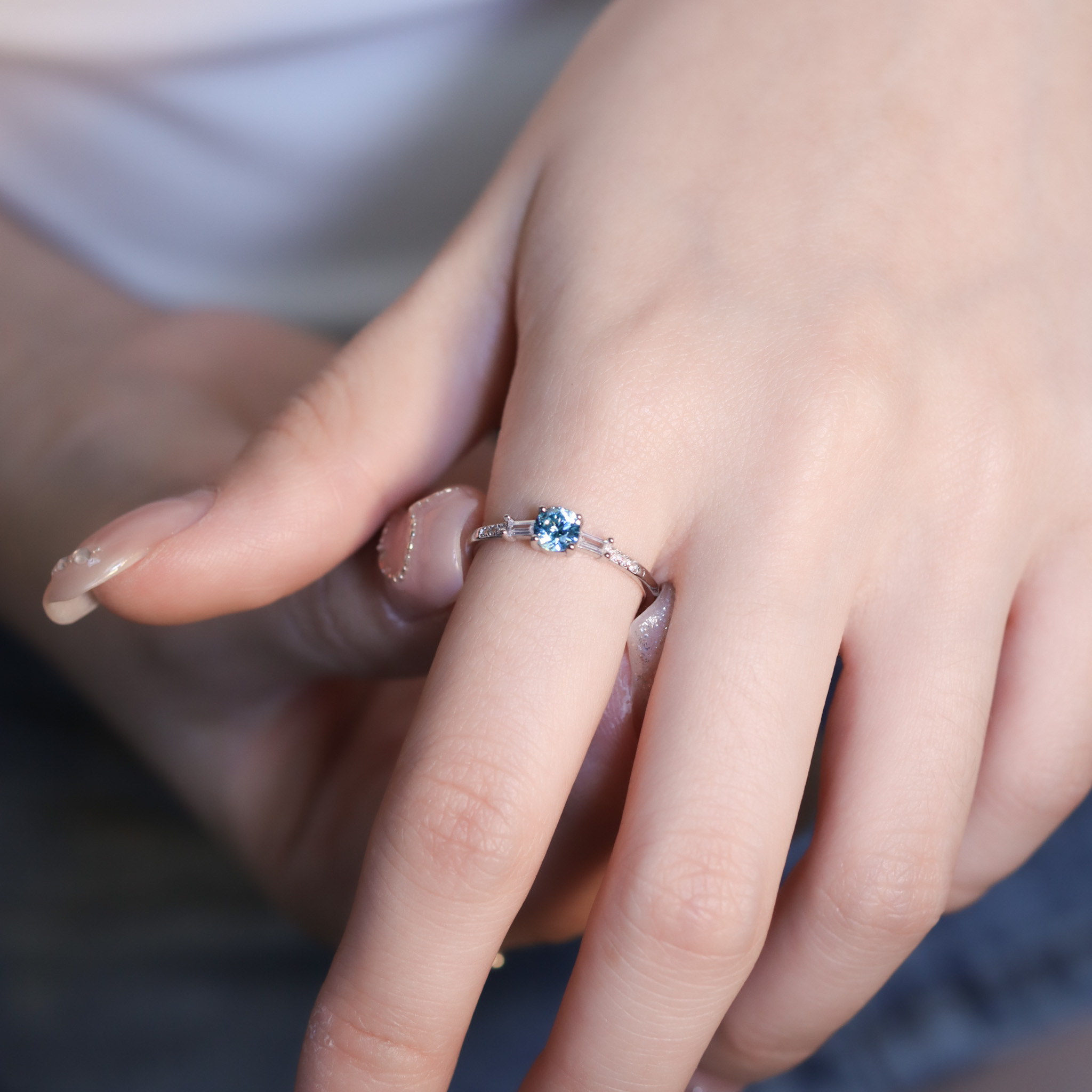 | 925銀 | 蔚藍小夢戒指 | RI0869 |