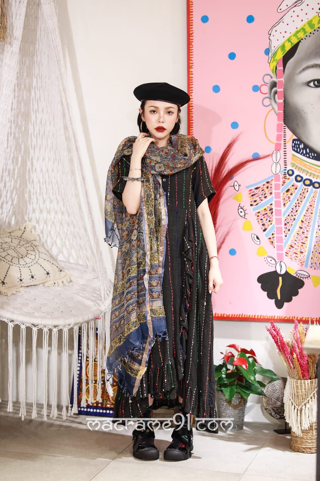 Macrame 圍巾 - 00010 (0428)