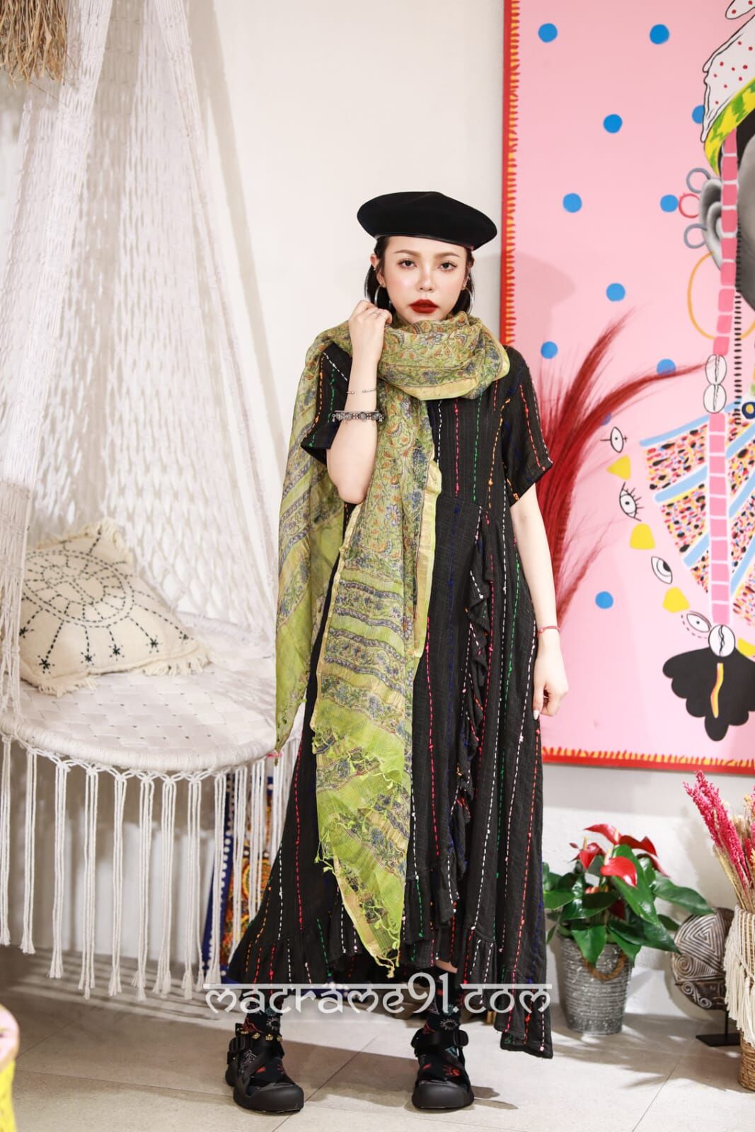 Macrame 圍巾 - 0009 (0428)