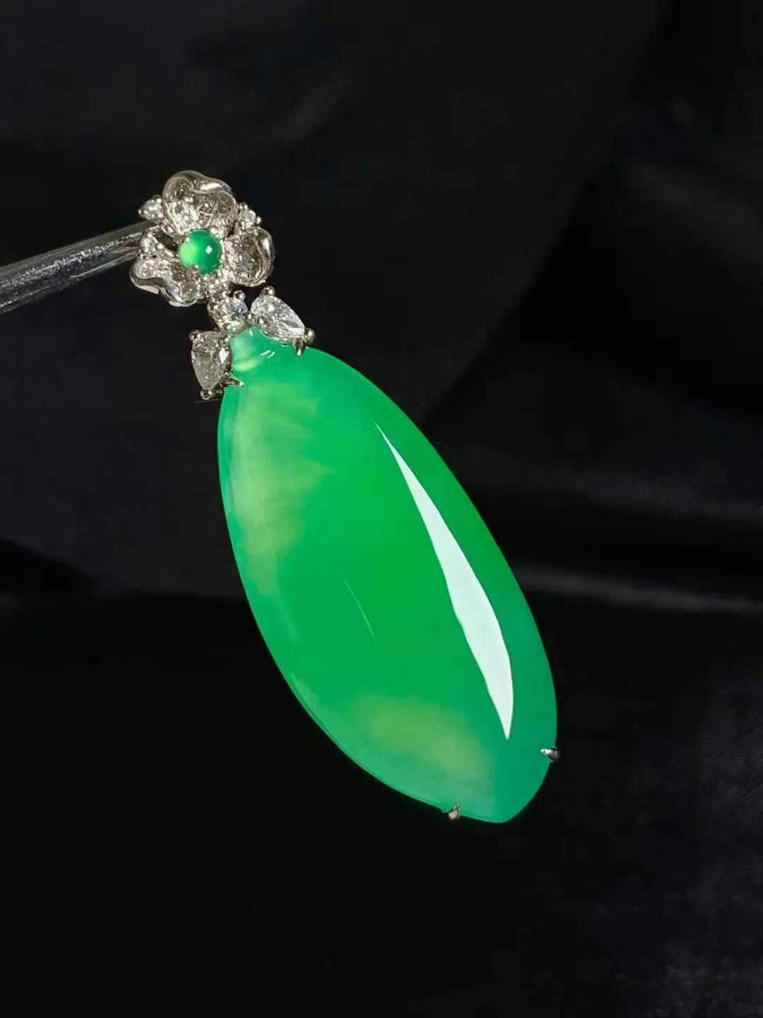 翡翠福瓜吊墜,天然翡翠A玉, 緬甸玉, Jade, Jadeite