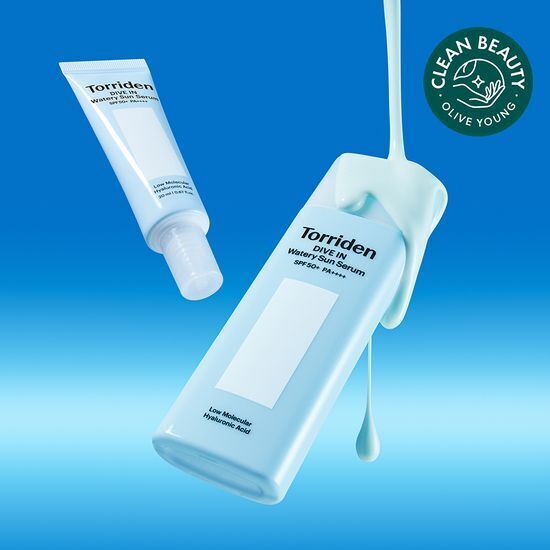 [01/05 - 30/06] Torriden DIVE IN Watery Sun Serum SPF50+ PA++++ 50ml [Olive Young Planning Set]