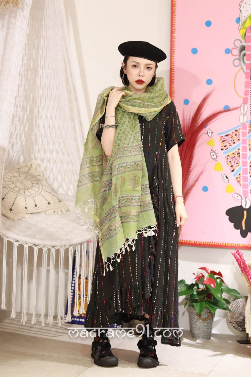 Macrame 圍巾 - 0003 (0428)