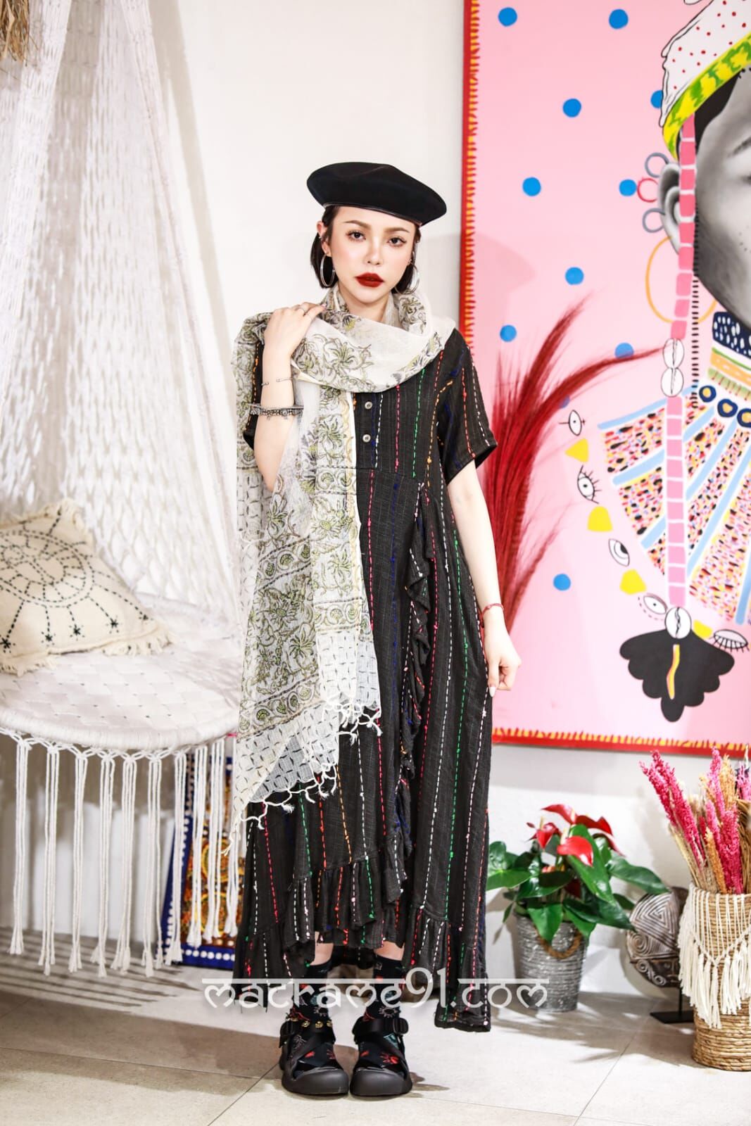 Macrame 圍巾 - 0005 (0428)