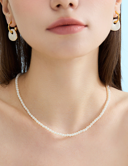 浪花珍珠泡泡項鍊