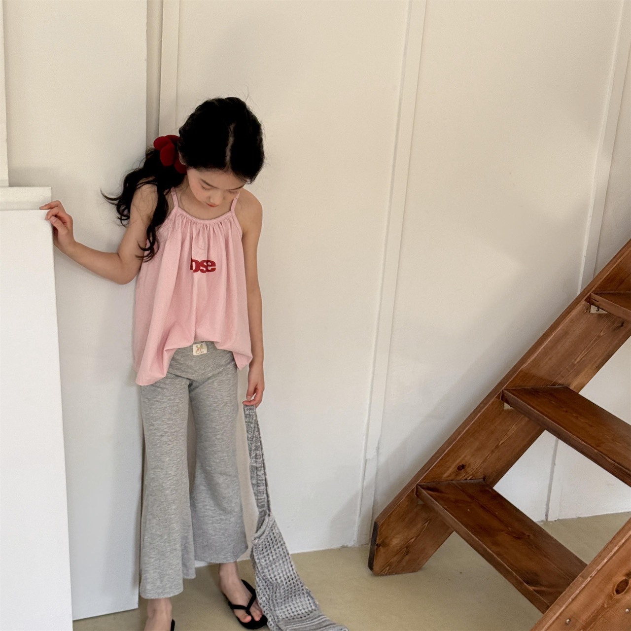 百搭純色九分褲