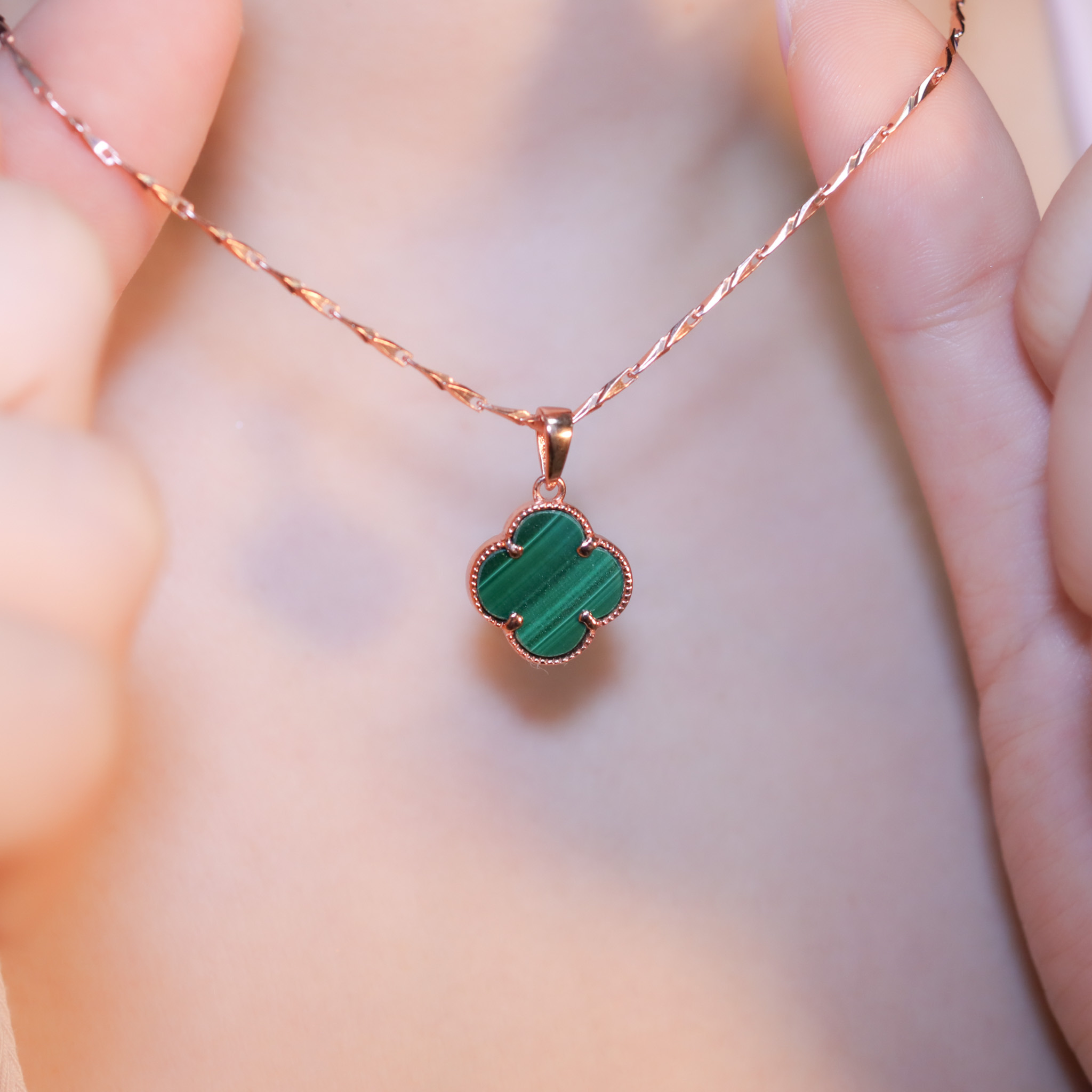 | 925純銀・厚鍍玫瑰金 | 幸福昇華項鍊2.0 | NE1411 |