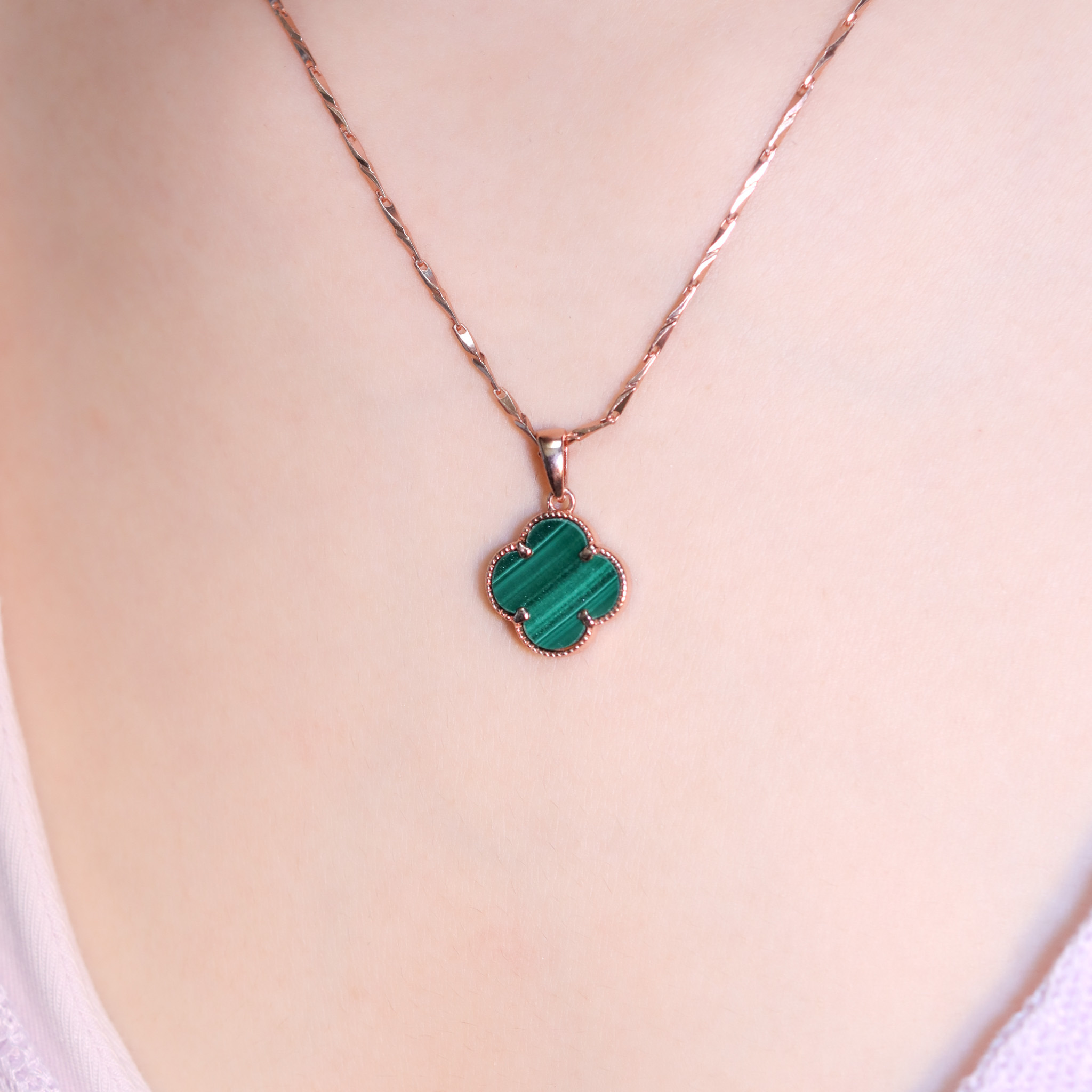 | 925純銀・厚鍍玫瑰金 | 幸福昇華項鍊2.0 | NE1411 |