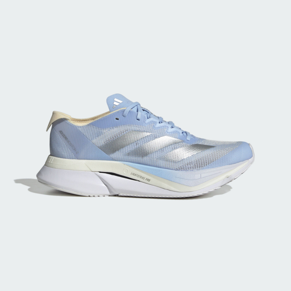 Adidas Adizero Boston 12 W JP7914 女 慢跑鞋 彈力 支撐 緩震 水藍 銀