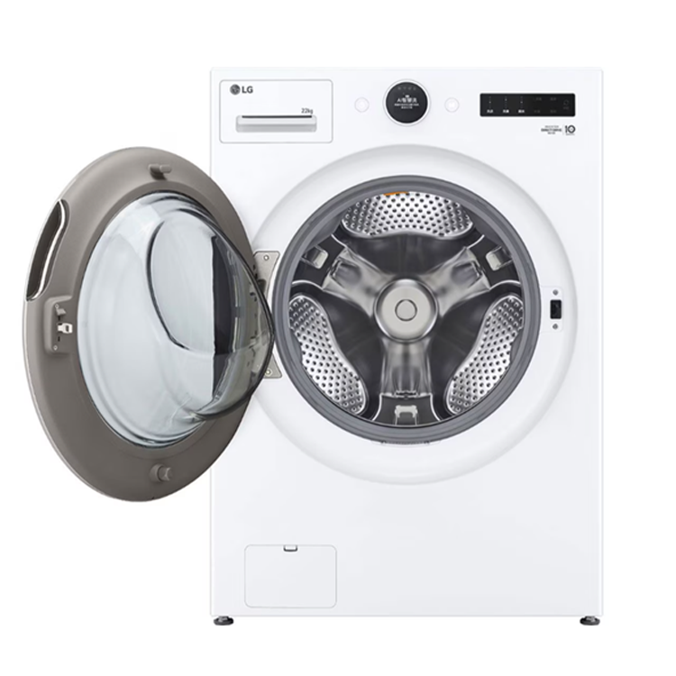 LG 樂金 22公斤 Wi-Fi AIDD蒸洗脫 變頻滾筒洗衣機(WD-S22FW)
