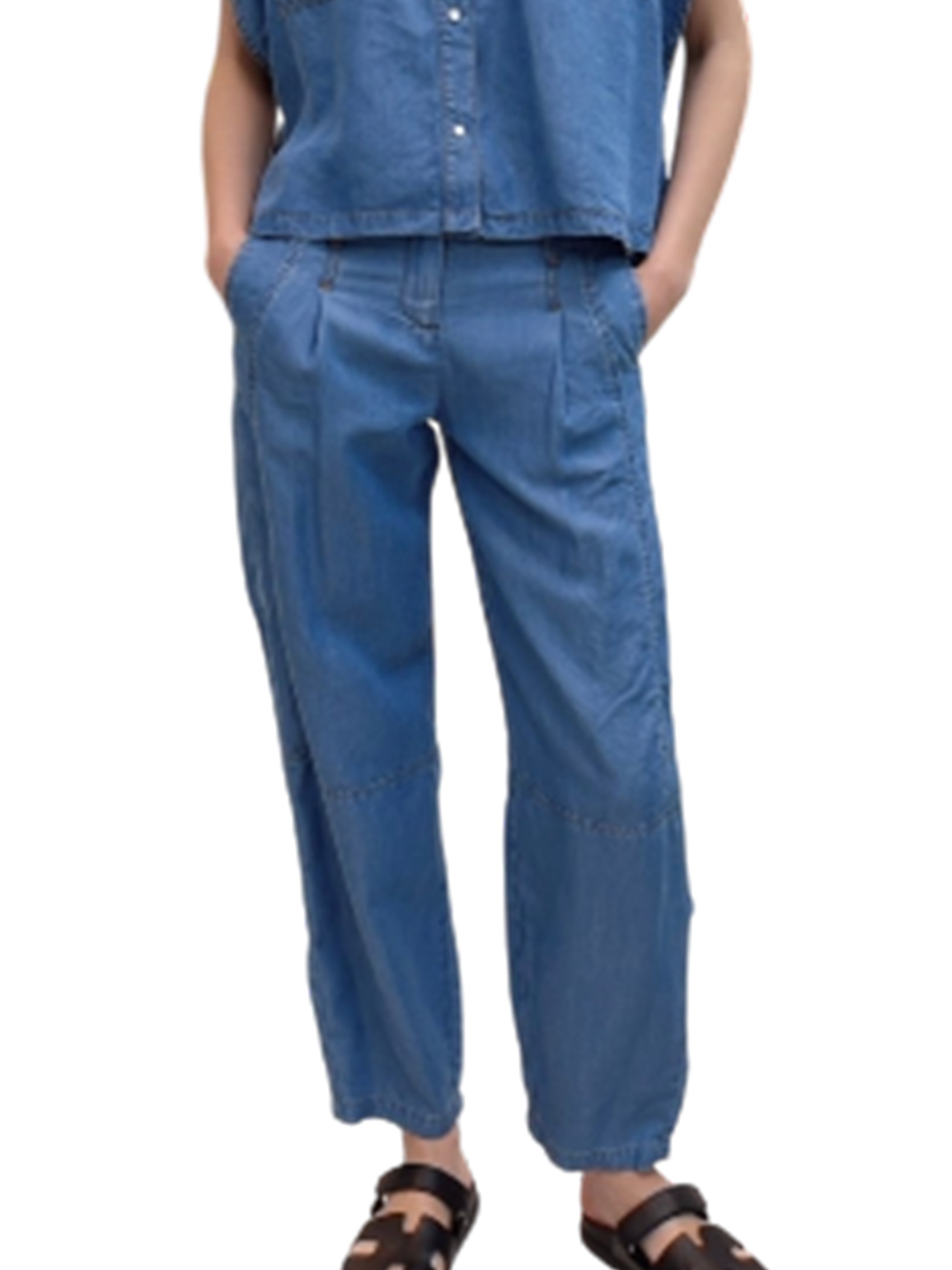 Manila Grace  造型壓線牛仔褲