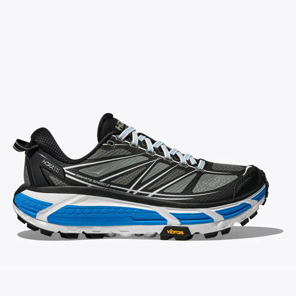 Hoka Mafate Speed 2 1126851-BWHT 男 戶外 登山 越野鞋 抓地力 透氣 黑藍