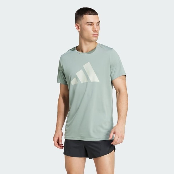 Adidas Run It Tee JD2324 男 T恤 運動上衣 休閒短袖 跑步 吸濕排汗 綠 亞版