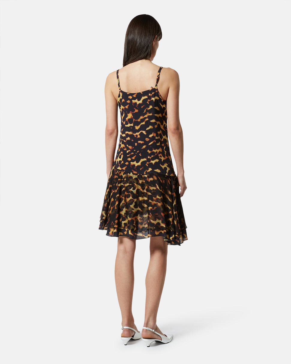 【Silvian Heach】性感豹紋細肩洋裝