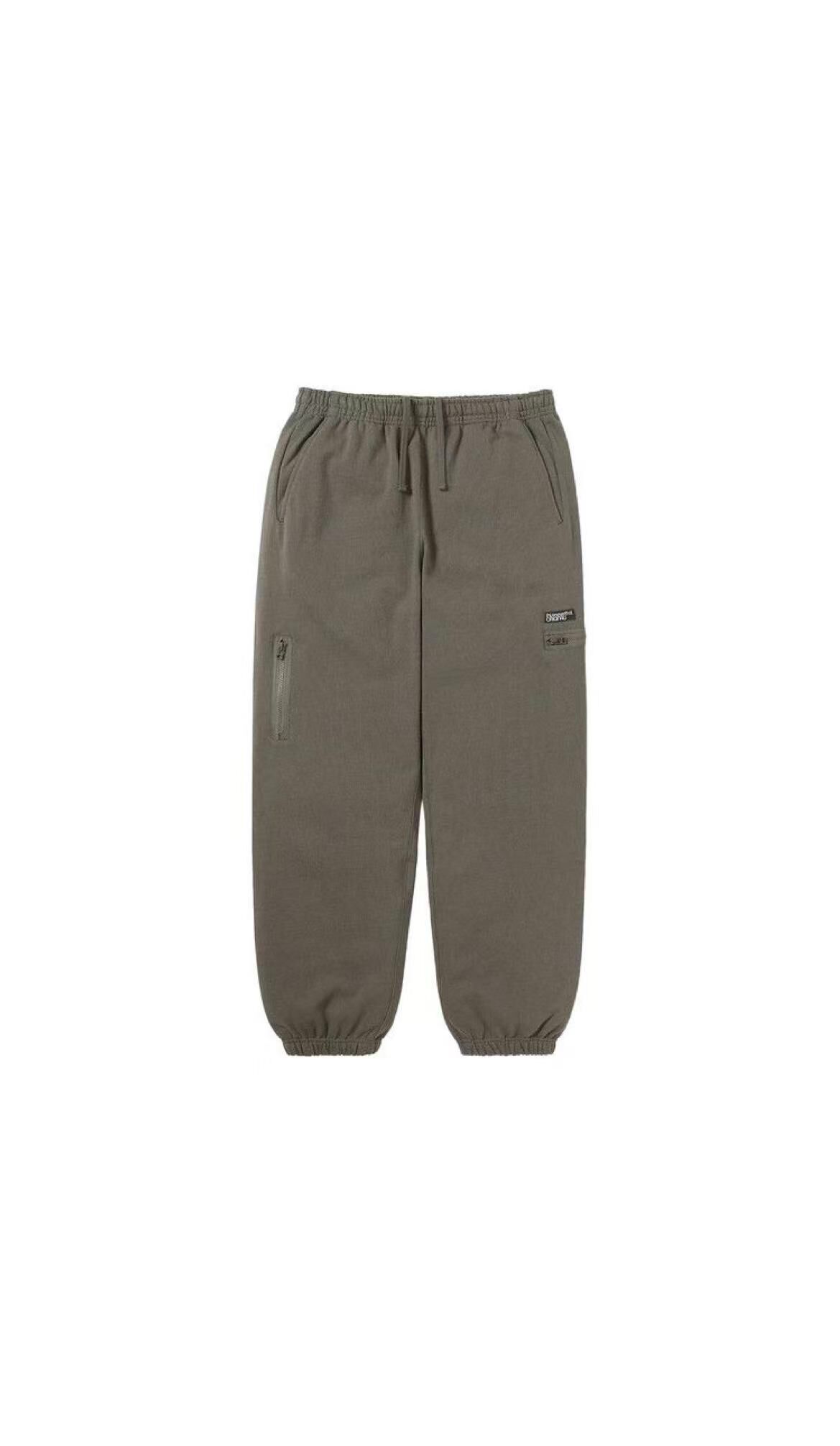 THISISNEVERTHAT MULTI ZIP SWEATPANT TN241TPAWP02 DARK MOCHA