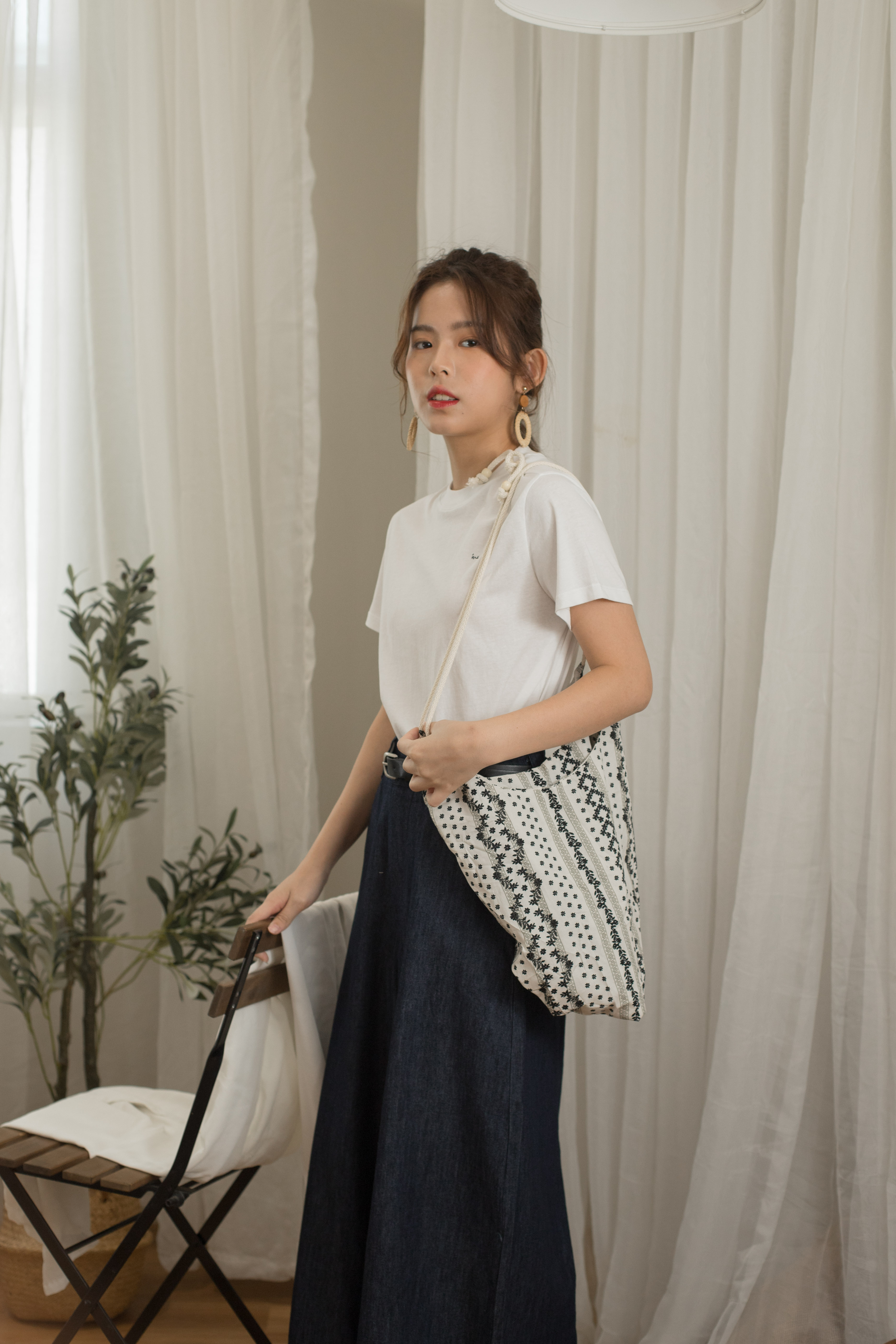 Liza Bohemian Bag White -D66WHI