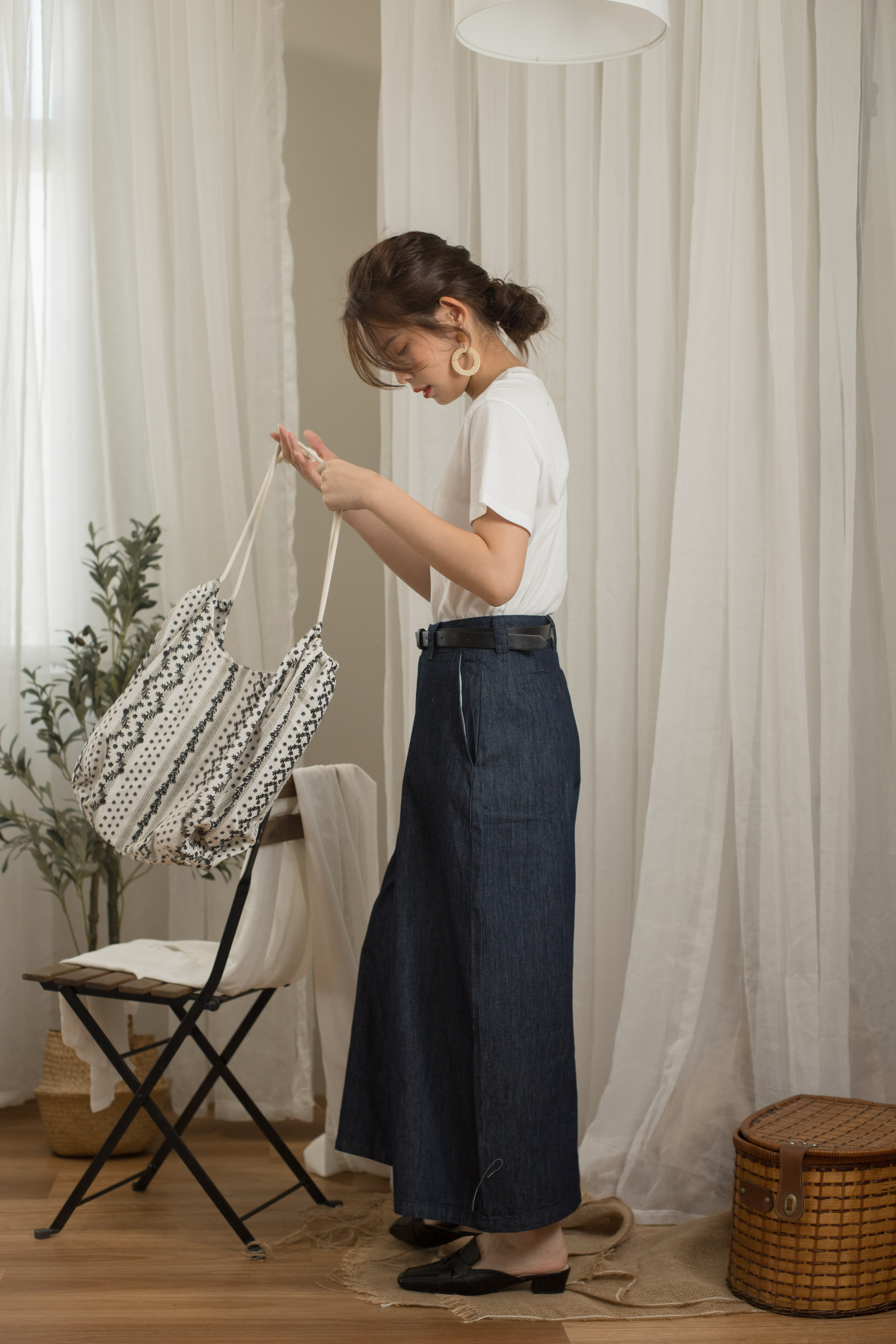 Liza Bohemian Bag White -D66WHI