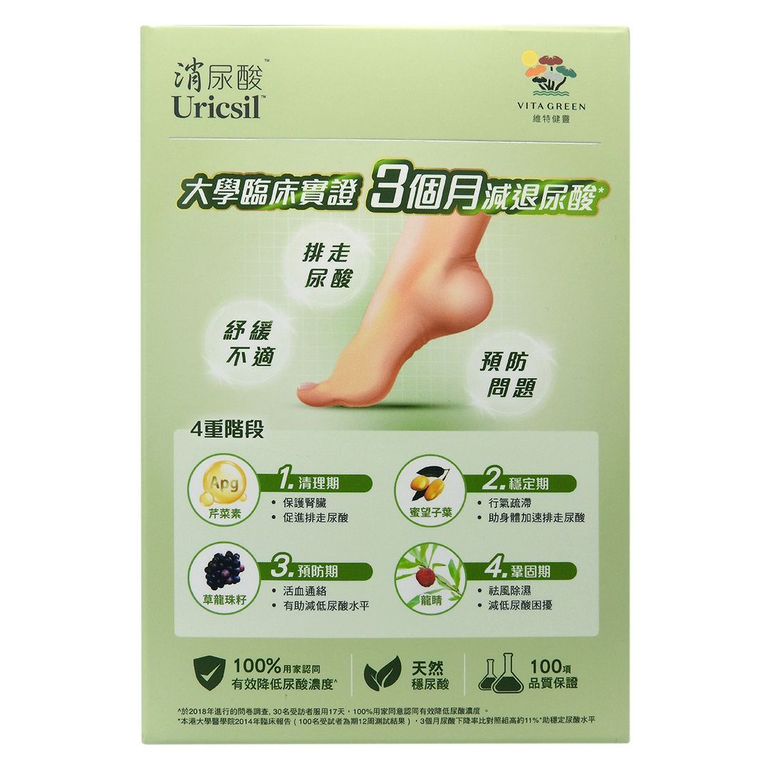 維特健靈 加強配方消尿酸 60粒