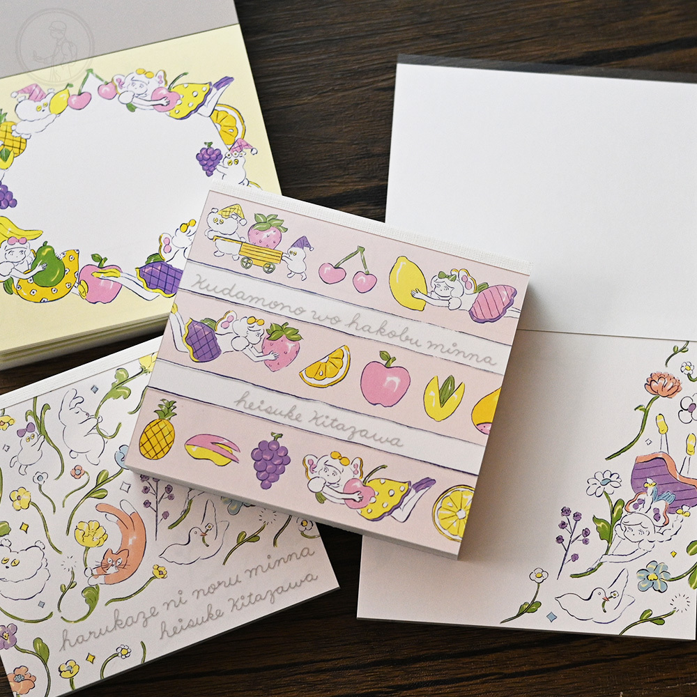 表現社 日本插畫家方形便條紙 北澤平祐