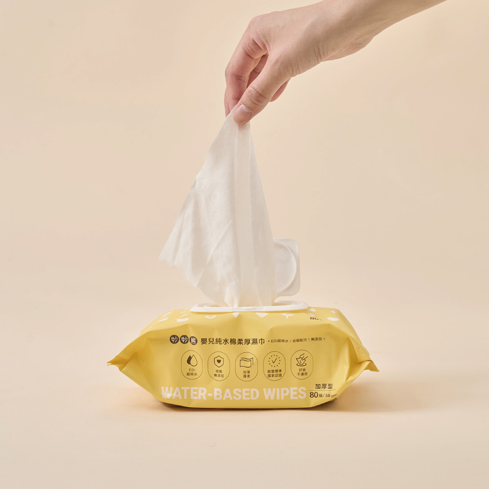 嬰兒純水棉柔厚濕巾(限宅配)_妙妙熊