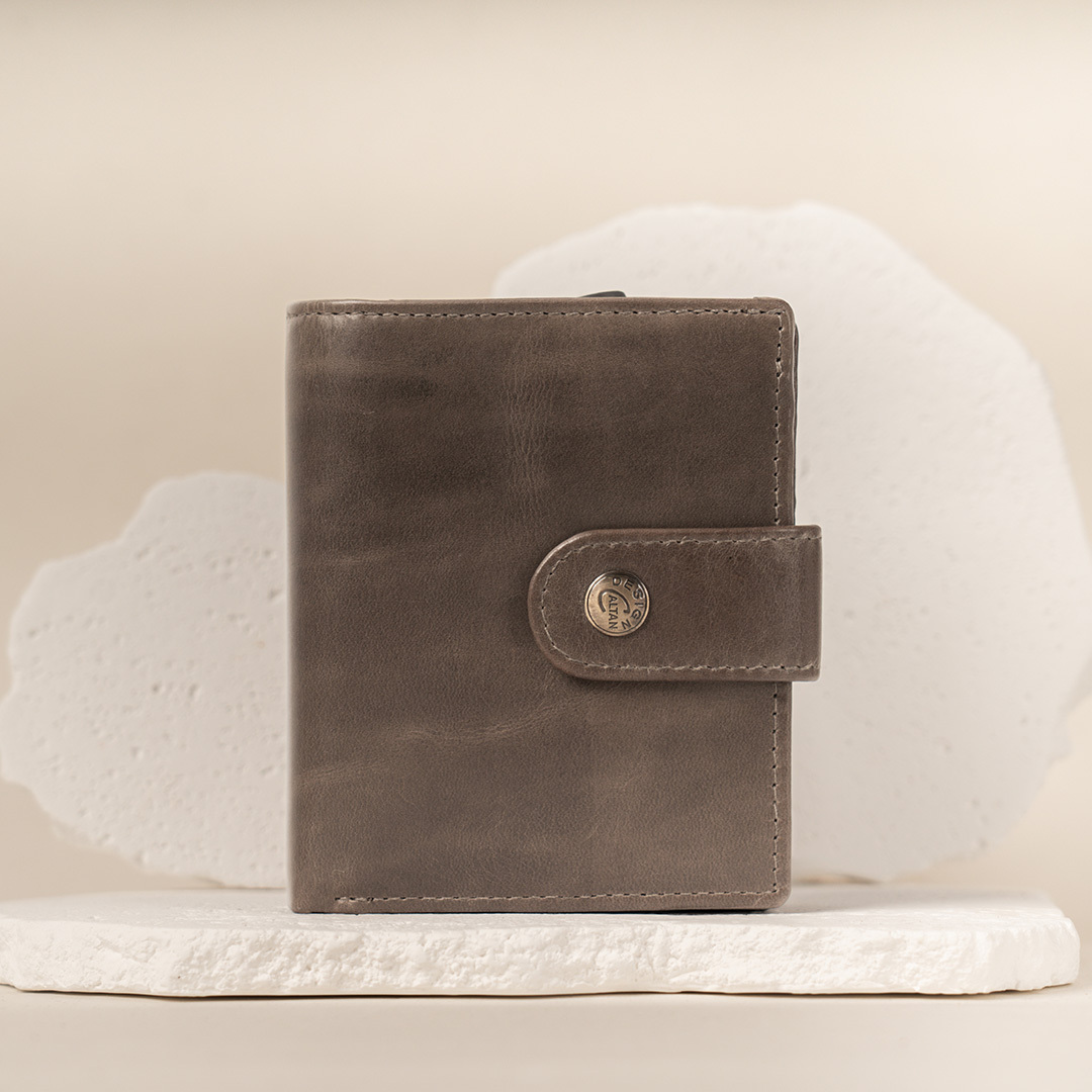 筆記型多功能兩折零錢短夾-五色(071858)